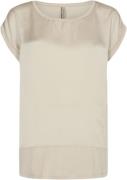 soyaconcept Scthilde 6 T-shirt Creme Kvinde 1620 Creme Kortærmede T-sh...