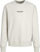 Jack & Jones Jorvesterbro Sweat Crew Neck Noos J Str 128 - Moonbeam/lo...