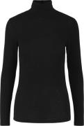 YAS Yaswoola LS High Neck TOP Noos Kvinde Sort Toppe Str L - hos Magas...