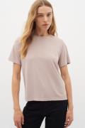 InWear Lilianaiw Base Tee Kvinde Clay Kortærmede T-shirts Regular Fit ...