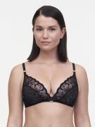 Chantelle Fleurs Wirefree Triangle bra Bh'er Uden Bøjle Str L - hos Ma...