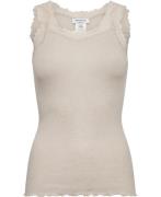 Rosemunde Wool top Kvinde Silver Lining Toppe Str L - Uld hos Magasin