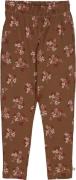 Müsli by Green Cotton Flora Pants Str 128 - Bark/ Cabernet/ Nightingal...