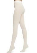 Wolford Mary Cotton Rib Tights Strømpebukser Str L - hos Magasin