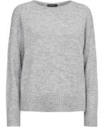 Montego Khairy O-N Uni Kvinde Glacier Grey Sweaters Str 36 - hos Magas...