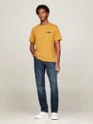 Tommy Hilfiger Hilfiger Chainstitch TEE Mand City Yellow Kortærmede T-...