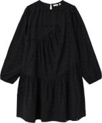 Name It Nkfnunette LS Dress Str 128 - Sort Kjoler hos Magasin