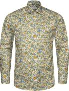 ETON Contemporary Fit Floral Signature Twill Shirt Mand Hvid Langærmed...