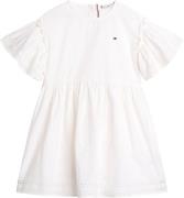 Tommy Hilfiger Broderie Anglaise Dress SS Str 5 år / 110 cm - Ancient ...