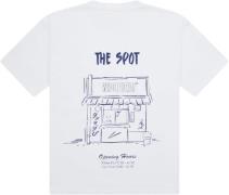 Woodbird Wbbalo Spot Tee Mand White Kortærmede T-shirts Str L - hos Ma...