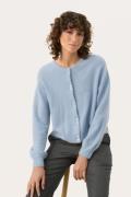 Part Two Ninellpw CA Kvinde Soft Chambray Cardigans Regular Fit Str L ...