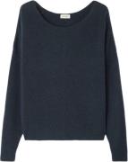 American Vintage Dam225h24 Kvinde Navy Sweaters Str M - hos Magasin