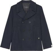 Marc O’Polo Jacket, Eurowool, Caban Kvinde Dark Navy Overgangsjakker S...