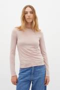 InWear Legendiw Base LS Kvinde Dusty Blush Langærmede T-shirts Tight F...