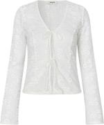 Modström Tildemd ls Lace top Kvinde Soft White Langærmede Bluser Str M...