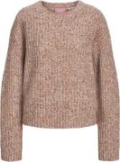 JJXX Jxskyla Crew Neck Knit Kvinde Moonlite Mauve Toppe Loose Fit Str ...