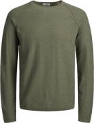 JJ-REBEL Jrebnoah Knit Crew Neck Mand Olive Night/melange Sweaters Str...