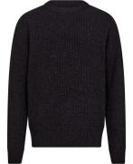 Woodbird Wbkurt Base Knit Mand Black Sweaters Str L - hos Magasin