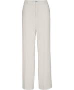 Filippa K Hutton Trousers Kvinde Ivory Bukser Med Lige Ben Str 40 - ho...