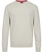 HUGO Scoult Kvinde Natural Sweaters Str L - hos Magasin