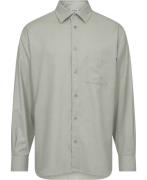 Filippa K Relaxed Cotton Shirt Mand Faded Moss Langærmede Skjorter Str...