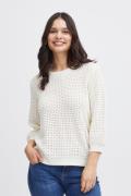 Fransa Frlei PU 1 Kvinde Arctic Wolf Sweaters Str L - hos Magasin