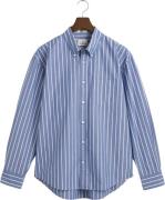 Gant REL Heritage Poplin Stripe Shirt Mand Lapis Blue Langærmede Skjor...