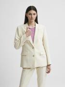 Selected Femme Slfrita Classic Blazer Birch B Kvinde Birch Blazere Str...