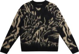 J. Lindeberg Falkor Jacquard Knit Sweater Mand Sort Sweaters Str L - h...