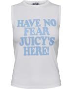 Juicy Couture Have NO Fear Tank Kvinde White Toppe Str XS - hos Magasi...