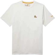 TIMBERLAND Boot Logo tee Mand White Kortærmede T-shirts Str L - Bomuld...