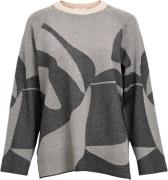 Object Objsif LO L/S Knit Pullover DIV Kvinde Medium Grey Melange/dgm ...