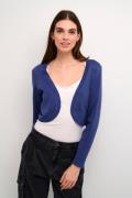 Kaffe Astrid Bolero Kvinde Blue Indigo Cardigans Str XXL - hos Magasin