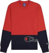 Champion Crewneck Sweatshirt Mand Red Sweatshirts Str L - Bomuld hos M...