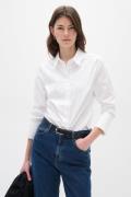 InWear Callyiw Shirt Kvinde Pure White Langærmede Skjorter Regular Fit...