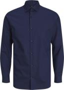 Jack & Jones Jprblaparker Shirt L/S Noos Mand Perfect Navy/slim Fit La...