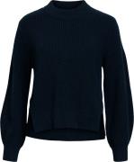 Object Objtopas OZ L/S Knit Pullover CC1 A Kvinde Sky Captain Toppe St...