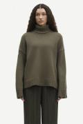 Samsøe Samsøe Keik Turtleneck 11250 Kvinde Sea Turtle Sweaters Str L -...