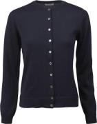 Stenströms Sigrid Knit Cardigan Kvinde Navy Cardigans Str M - hos Maga...