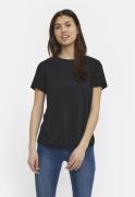 Soft Rebels Srhella Tshirt - Gots Kvinde Black Kortærmede T-shirts Str...