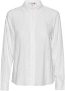 A-VIEW Lerke Shirt Kvinde White Langærmede Skjorter Regular Fit Str 40...