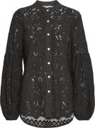 Sorbet Sbceleste Lace Shirt Kvinde Jet Black Skjorter Str L - hos Maga...