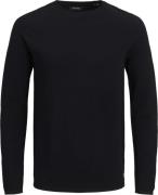 Jack & Jones Jjehill Knit Crew Neck Noos Mand Black Sweaters Str XS - ...