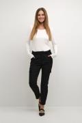 Kaffe Kalea Pocket Pants Kvinde Black Deep Bukser Med Smalle Ben Str 4...