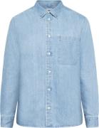 Knowledge Cotton Apparel Loose Denim Shirt Gots/vegan Mand Light Blue ...