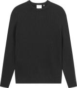 Forét Cone RIB Knit Mand Black Sweaters Str L - hos Magasin