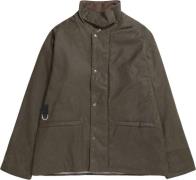 Norse Projects Holmen Wax Fishing Jacket Mand Beach Green Overgangsjak...