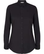 Fransa Zashirt 1 Shirt Solid Kvinde Black Langærmede Skjorter Regular ...