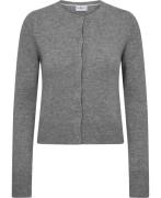 Marella Graphic Kvinde Melange Grey Cardigans Str L - Uld hos Magasin