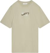 Wood Wood Bobby Flowers Tshirt Gots Mand Taupe Beige Kortærmede T-shir...